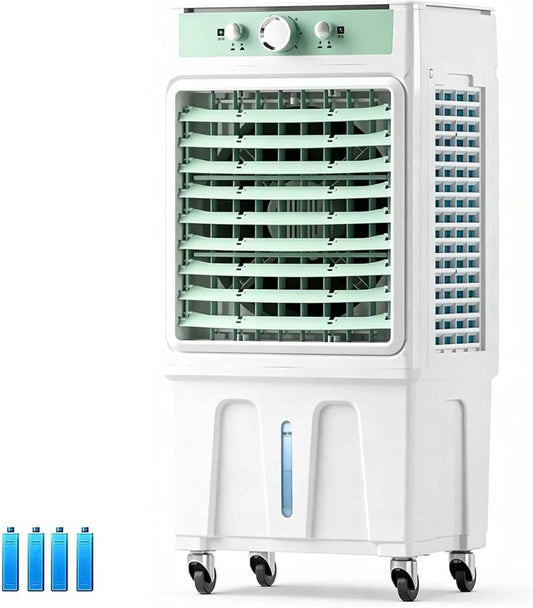 Condizionatore, 25 L, portatile, esterno, industriale, 3 velocità, oscillazione, ampio serbatoio